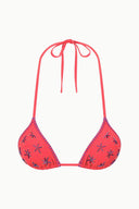 LIDO TRIANGLE BIKINI TOP | PAINTED FOULARD