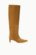PATCHWORK TAN SUEDE