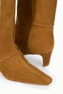 PATCHWORK TAN SUEDE