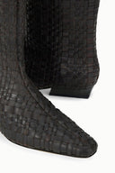 ESPRESSO WOVEN LEATHER