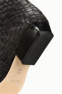 ESPRESSO WOVEN LEATHER