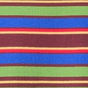 Close-up of multicolor horizontal stripes knit fabric