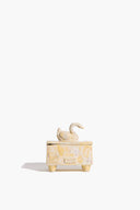 SWAN TRINKET BOX | NATURAL YELLOW GLAZE NATURAL YELLOW GLAZE