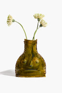 WHIPSTITCH HENRY VASE | GREEN NATURAL GLAZE GREEN NATURAL GLAZE