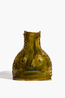 WHIPSTITCH HENRY VASE | GREEN NATURAL GLAZE GREEN NATURAL GLAZE