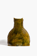 WHIPSTITCH HENRY VASE | GREEN NATURAL GLAZE GREEN NATURAL GLAZE